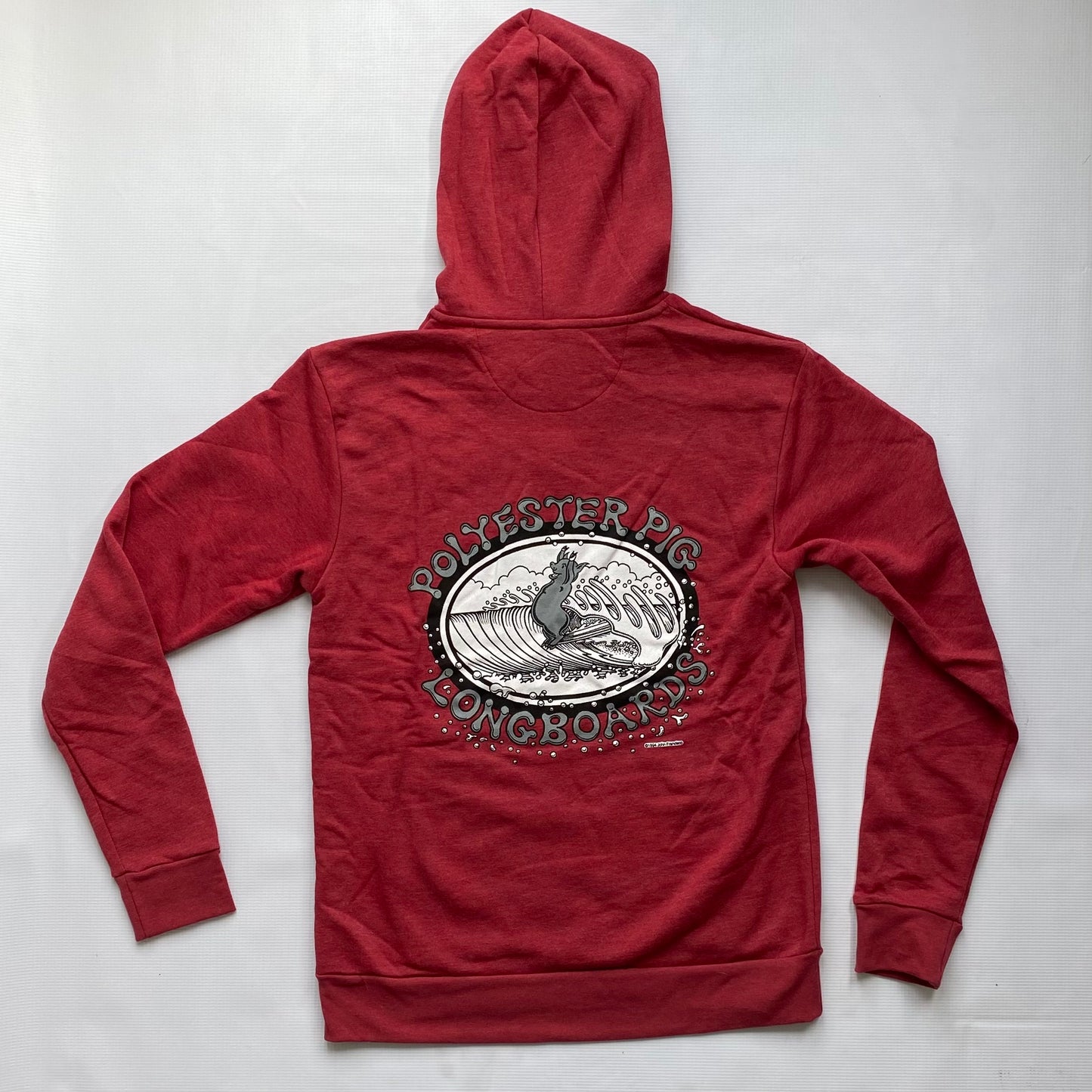 Red Hang 10 Hoodie